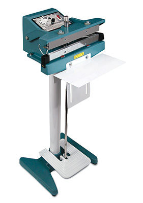 Constant Heat Sealer with Foot Pedal for Barrier Products