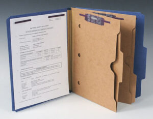 Smead Colored Partition Folders - 25 pt Heavy Duty