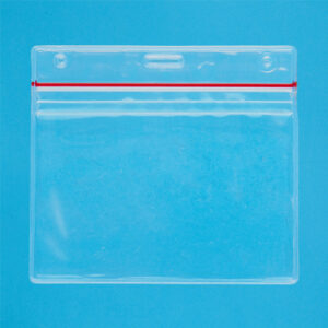 Vinyl Zipper Vaccination Card Holder - 8 Gauge